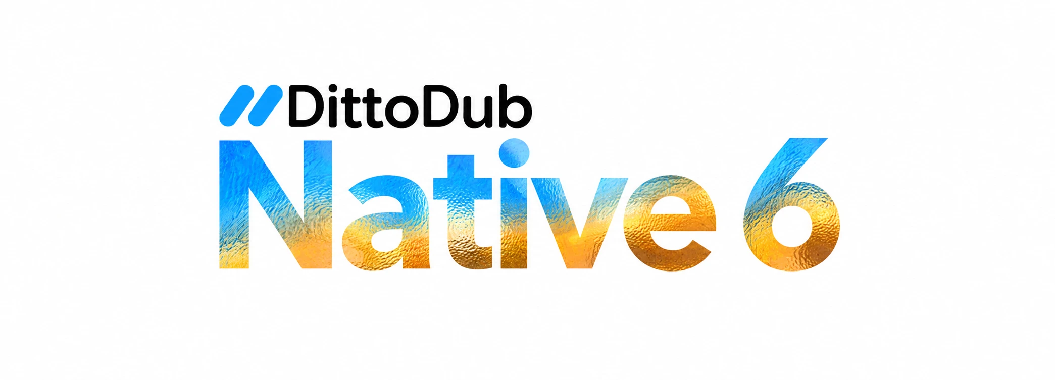 DittoDub Native 6 in blue and gold